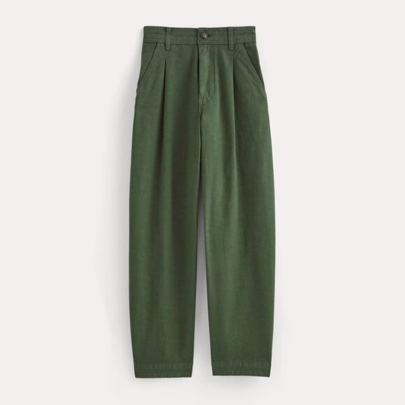 Everlane Women's Everywhere Pant in Dark Forest, Size 4, Cotton/Linen - Picture 2 of 7